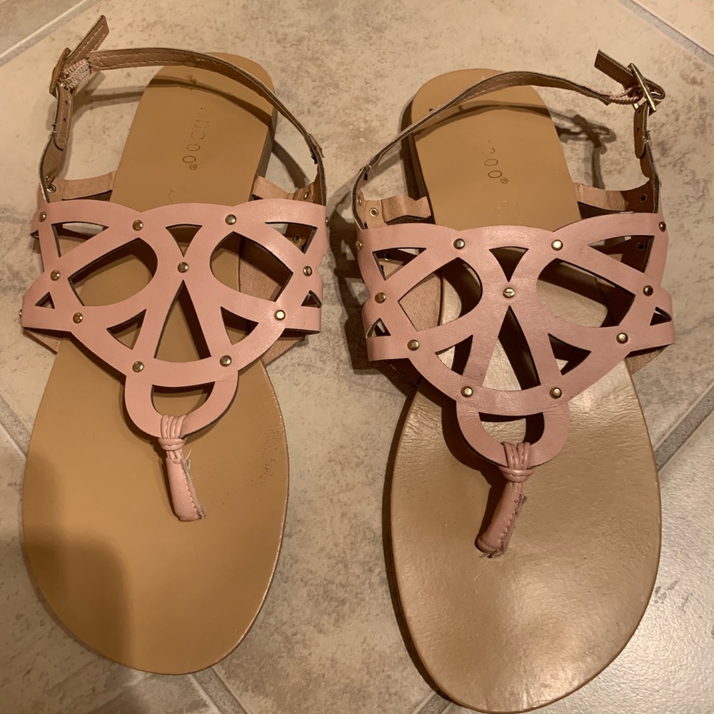 Pink Bamboo Sandals